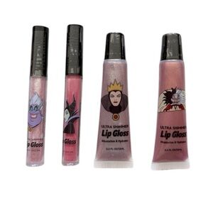 NEW Disney Villains Lip Gloss Set